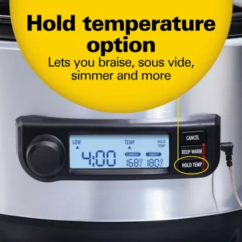 Hamilton Beach® Advanced Temp Tracker™ Slow Cooker