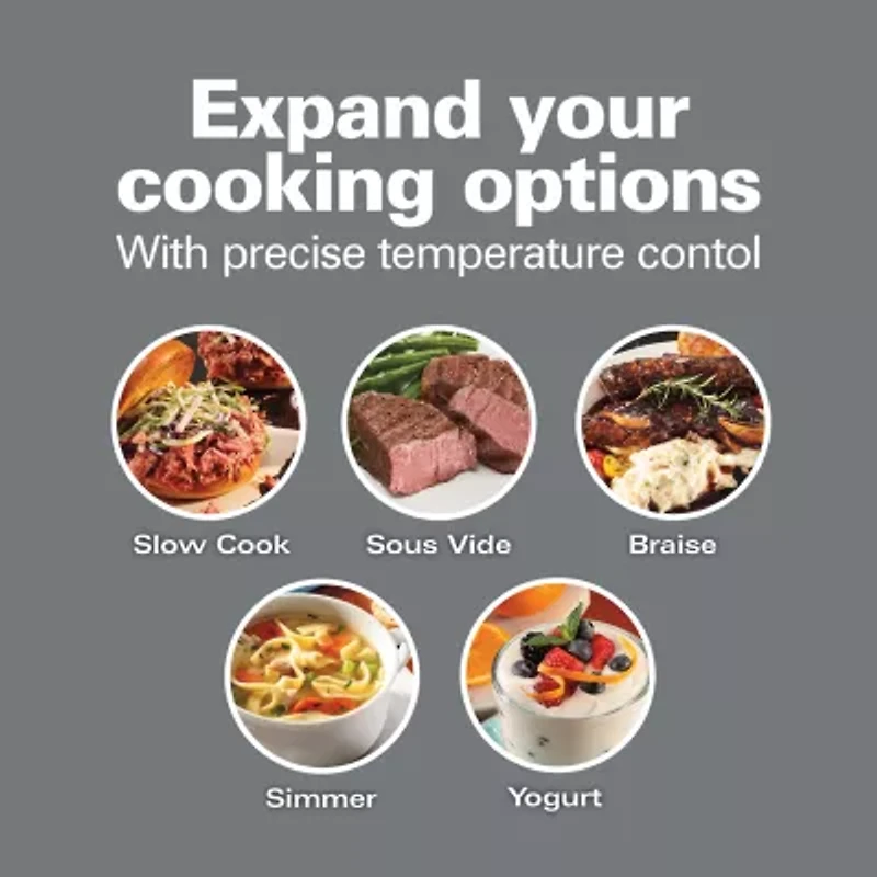 Hamilton Beach® Advanced Temp Tracker™ Slow Cooker