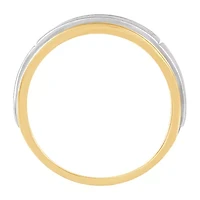 Mens 1/ CT. T.W. Natural Diamond 10K Gold Wedding Band