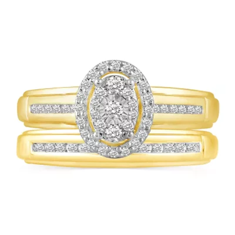 Womens 1/3 CT. T.W. Natural Diamond 10K Gold Band