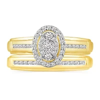 Womens 1/3 CT. T.W. Natural Diamond 10K Gold Band
