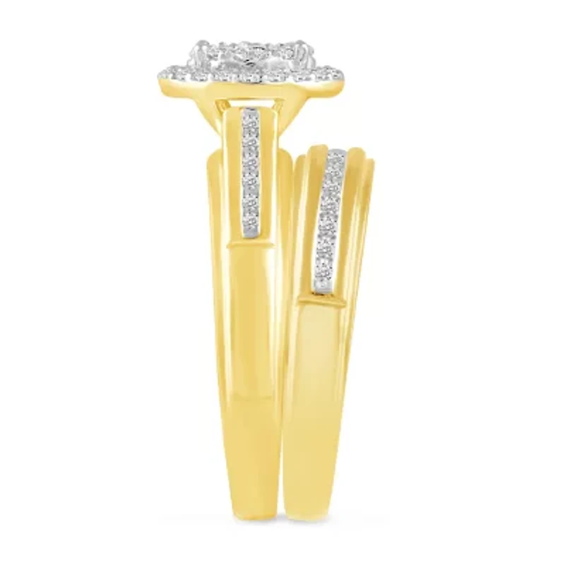 Womens 1/3 CT. T.W. Natural Diamond 10K Gold Band