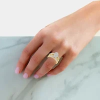 Womens 1/3 CT. T.W. Natural Diamond 10K Gold Band