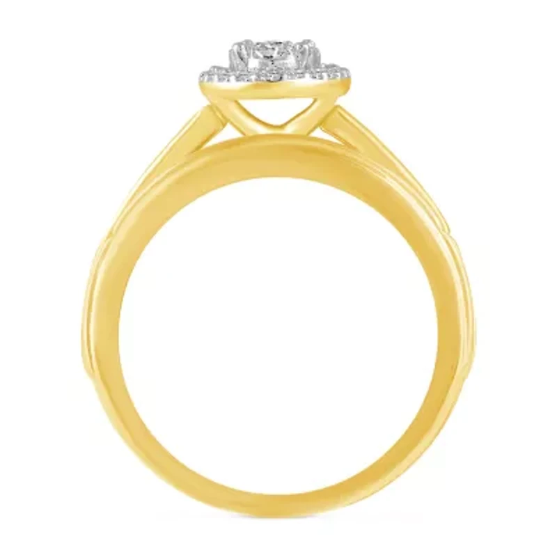 Womens 1/3 CT. T.W. Natural Diamond 10K Gold Band