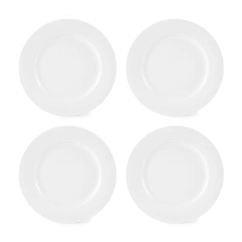 Home Expressions Porcelain Rim 4-pc. Dinner Plates