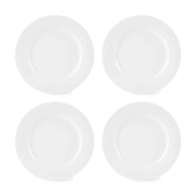 Home Expressions Porcelain Rim 4-pc. Dinner Plates
