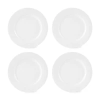 Home Expressions Porcelain Rim 4-pc. Dinner Plates