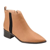 Journee Collection Womens Laurren Stacked Heel Booties