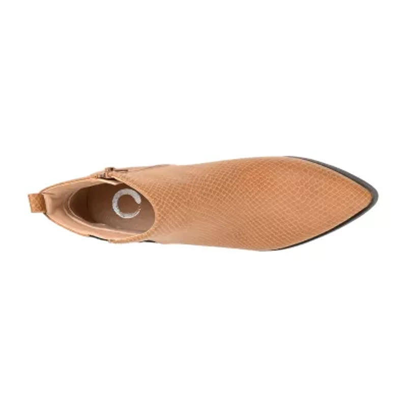 Journee Collection Womens Laurren Stacked Heel Booties