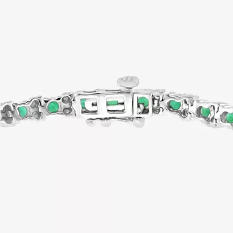 Effy Final Call 1/5 CT. T.W. Diamond & Genuine Gemstone Sterling Silver Tennis Bracelet