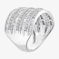 Effy  Womens 1 1/2 CT. T.W. Natural Diamond 14K Gold Band