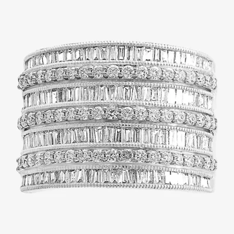 Effy  Womens 1 1/2 CT. T.W. Natural Diamond 14K Gold Band