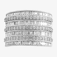 Effy  Womens 1 1/2 CT. T.W. Natural Diamond 14K Gold Band