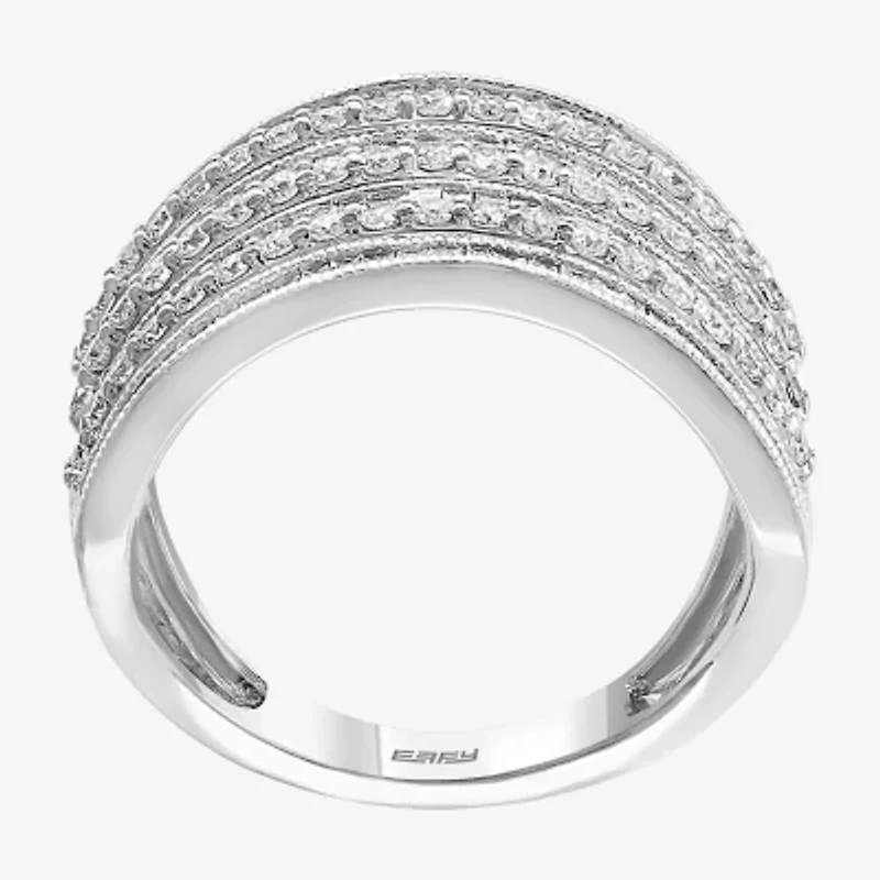 Effy  Womens 1 1/2 CT. T.W. Natural Diamond 14K Gold Band