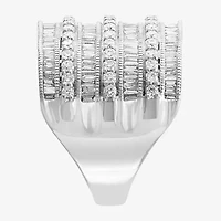 Effy  Womens 1 1/2 CT. T.W. Natural Diamond 14K Gold Band