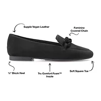 Journee Collection Cordell Womens Square Closed Toe Loafers