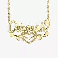 Womens Sterling Silver 18 Inch Pendant Necklace