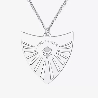 Unisex Adult Sterling Silver 20 Inch Pendant Necklace