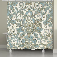 Laural Home Antique Damask Shower Curtain