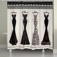 Laural Home Couture Noir Shower Curtain