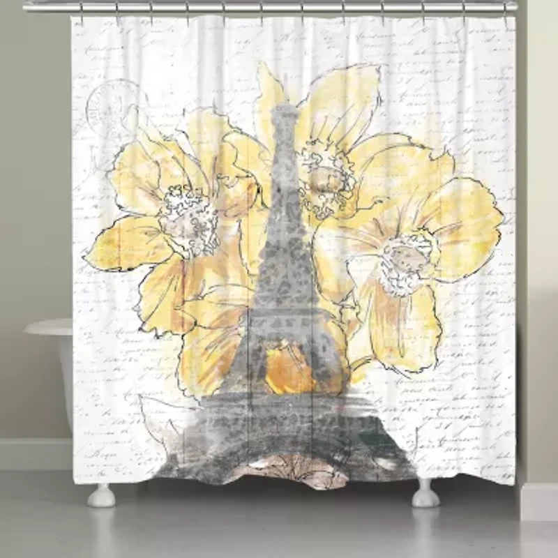Laural Home Daffodil Blooms Shower Curtain