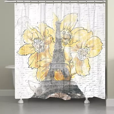 Laural Home Daffodil Blooms Shower Curtain
