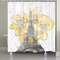 Laural Home Daffodil Blooms Shower Curtain