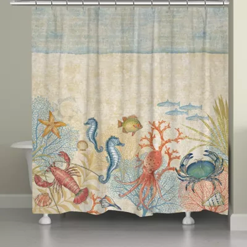 Laural Home Oceana Shower Curtain