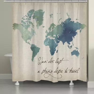 Laural Home Wanderlust Shower Curtain