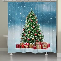 Laural Home Snowy Tree Shower Curtain