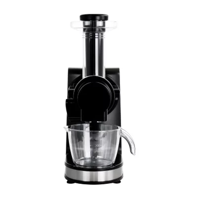 MegaChef Masticating Slow Juicer Extractor with Reverse Function, Cold Press Juicer Machine with Quiet Motor