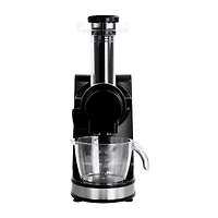 MegaChef Masticating Slow Juicer Extractor with Reverse Function, Cold Press Juicer Machine with Quiet Motor
