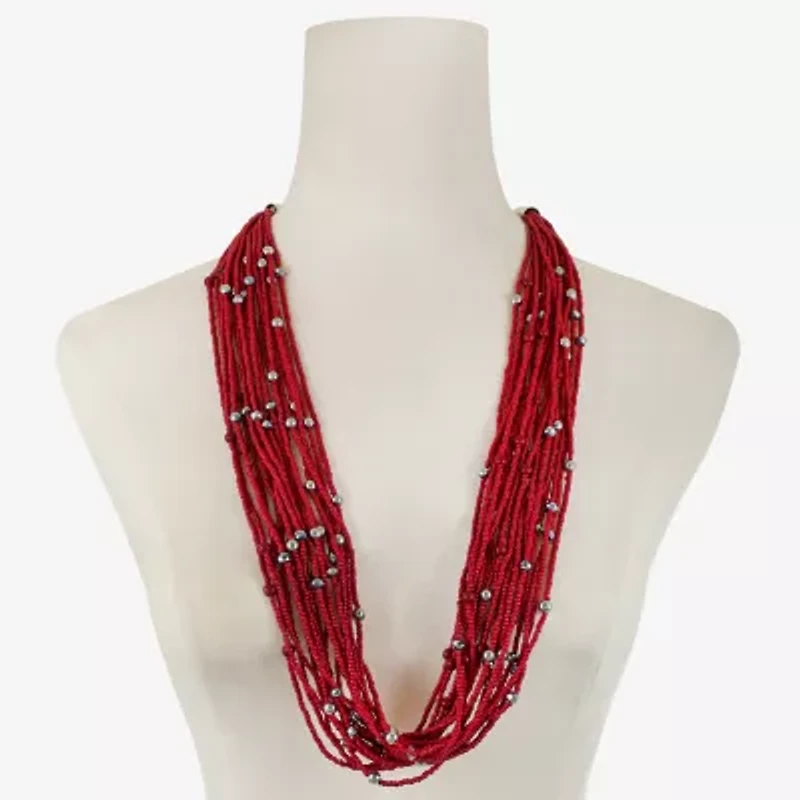 Mixit Womens 30 Inch Collar Necklace