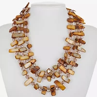 Mixit Gold Tone Womens 18 Inch Collar Necklace
