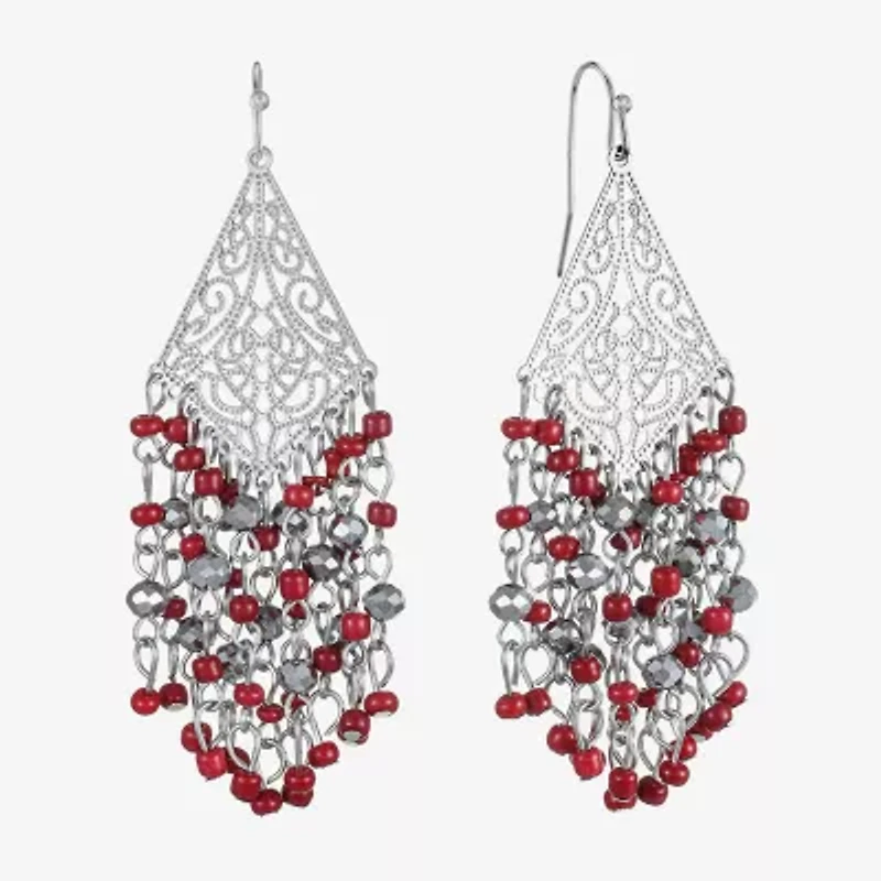 Mixit Womens Chandelier Earrings
