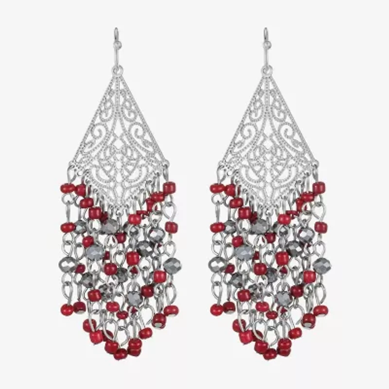 Mixit Womens Chandelier Earrings