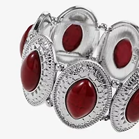 Mixit Womens Red Stretch Bracelet