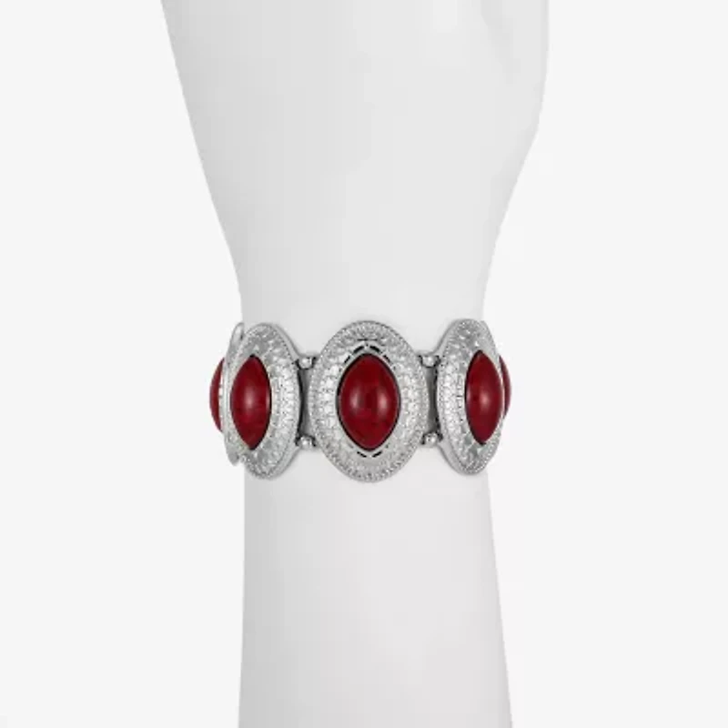 Mixit Womens Red Stretch Bracelet