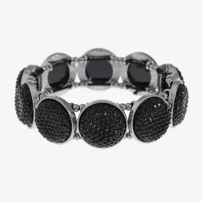 Mixit Womens Black Stretch Bracelet