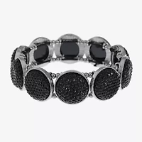 Mixit Womens Black Stretch Bracelet