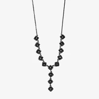 Mixit Womens Black 20 Inch Y Necklace