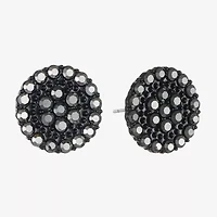 Mixit Black 7.1mm Stud Earrings