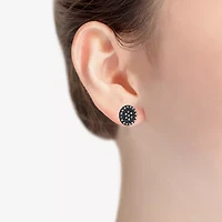 Mixit Black 7.1mm Stud Earrings