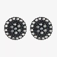 Mixit Black 7.1mm Stud Earrings