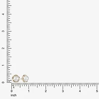Monet Jewelry White Simulated Pearl 19.5mm Stud Earrings