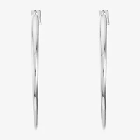 Liz Claiborne Womens 44.5mm Hypoallergenic Hoop Earrings