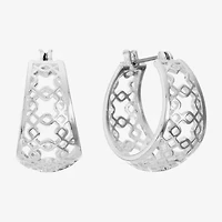 Liz Claiborne® Openwork Hoop Earrings