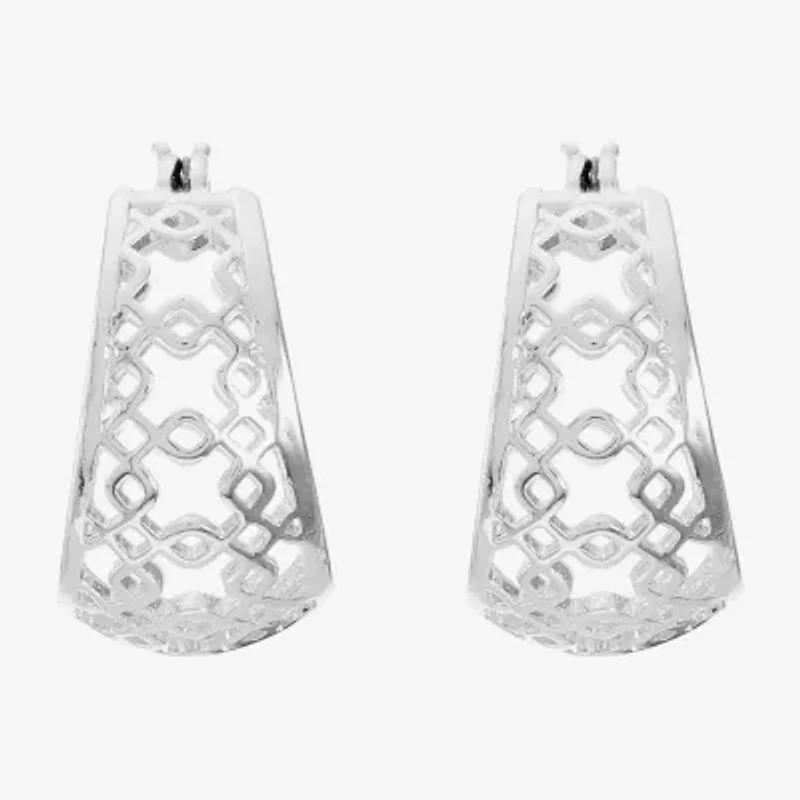 Liz Claiborne® Openwork Hoop Earrings