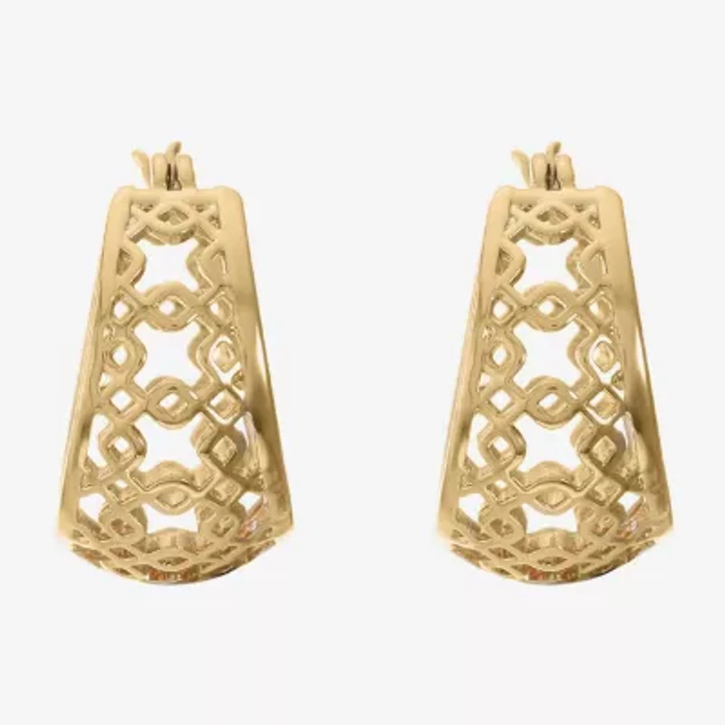 Liz Claiborne® Openwork Hoop Earrings