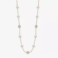 Monet Jewelry Simulated Pearl Collar Necklace